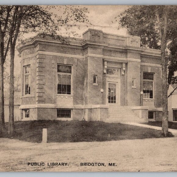 Postcards Lot of 5 Vintage and Older Libraries of Maine #933 - Picture 1 of 10